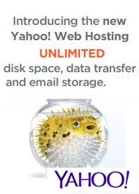 The New Yahoo Web Hosting - Unlimited Disk Space, Data Transfer and Email Storage